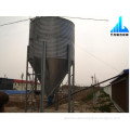 Poultry feed silo for broiler farm